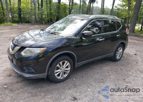 2015 Nissan Rogue Sv z USA, uszkodzony, nr VIN KNMAT2MT3FP501069